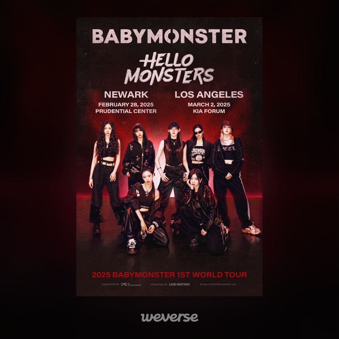 Presale ticket applications open for 2025 BABYMONSTER 1st WORLD