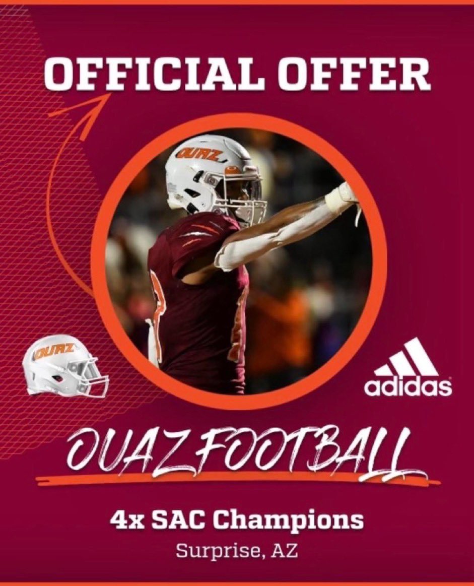 Blessed to receive an offer from <a href="/OUAZFootball/">OUAZ Football</a> Thank You <a href="/CoachFisher__/">Joshua Fisher</a> 🔥