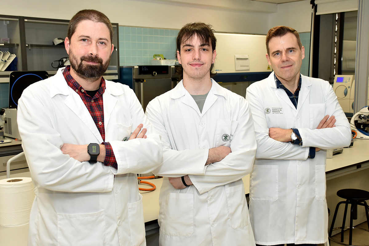 🔴 Nuevos materiales antipatógenos para productos textiles, de limpieza y alimentación s.mtrbio.com/facwgxffpv

👨‍🔬 Desarrollados por el equipo del catedrático Ángel Serrano en el Laboratorio de Biomateriales y Bioingeniería de la UCV, en colaboración con expertos de la UJI.