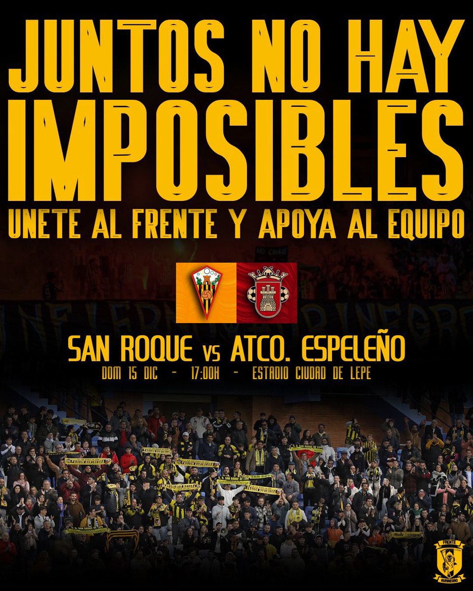 JUNTOS NO HAY IMPOSIBLES 💪🏼💛🖤