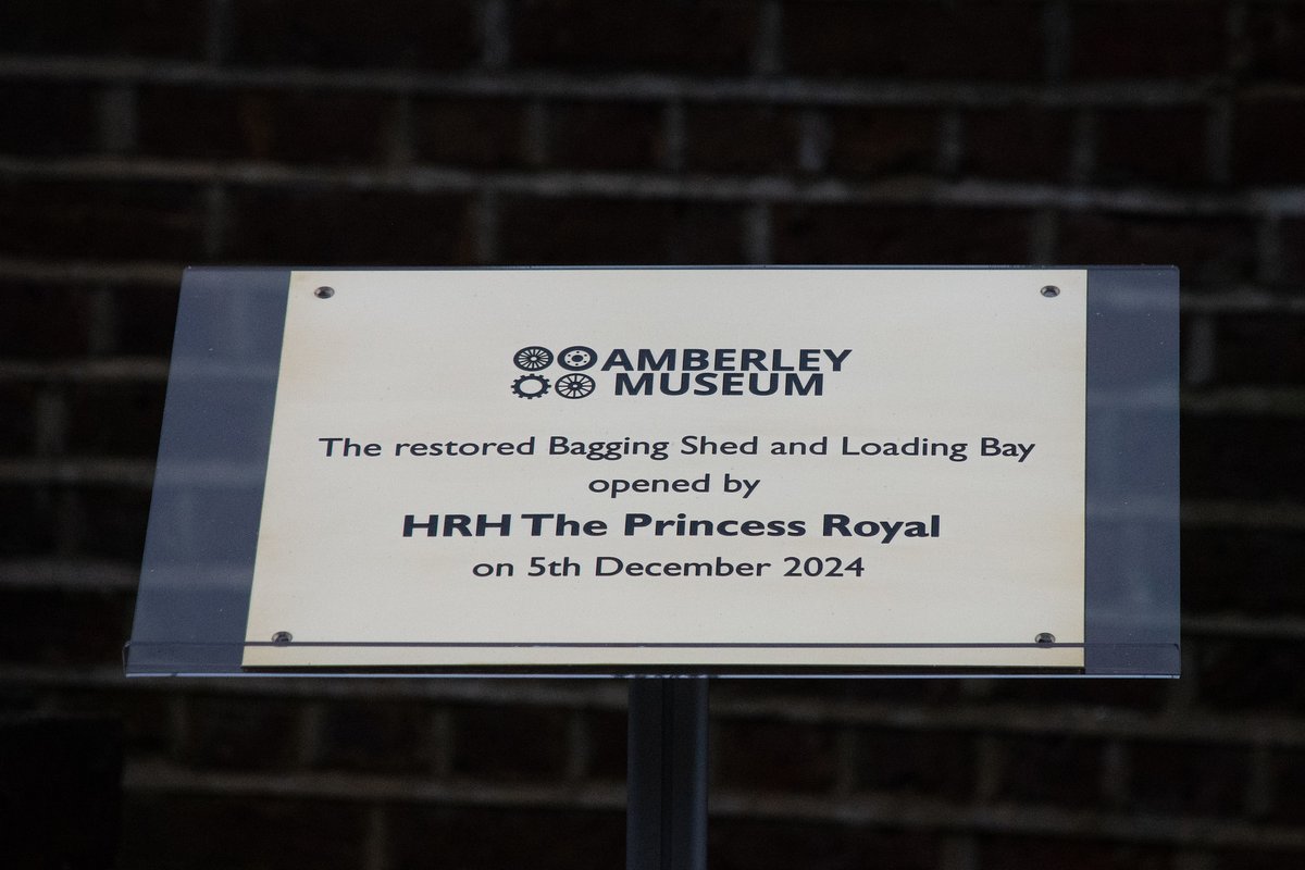 amberley_museum's tweet photo. A Royal Visit to Amberley!

We were thrilled to welcome Her Royal Highness The Princess Royal to Amberley Museum on Thursday 5th December. During her visit she met a number of museum volunteers across the site and undertook the official opening of the newly restored Bagging Shed and Loading Bay.

Read more about the Royal Visit here: https://t.co/TBI0KqTS7S

#royalfamily #royalvisit #opening #Museum #history #transport #industry