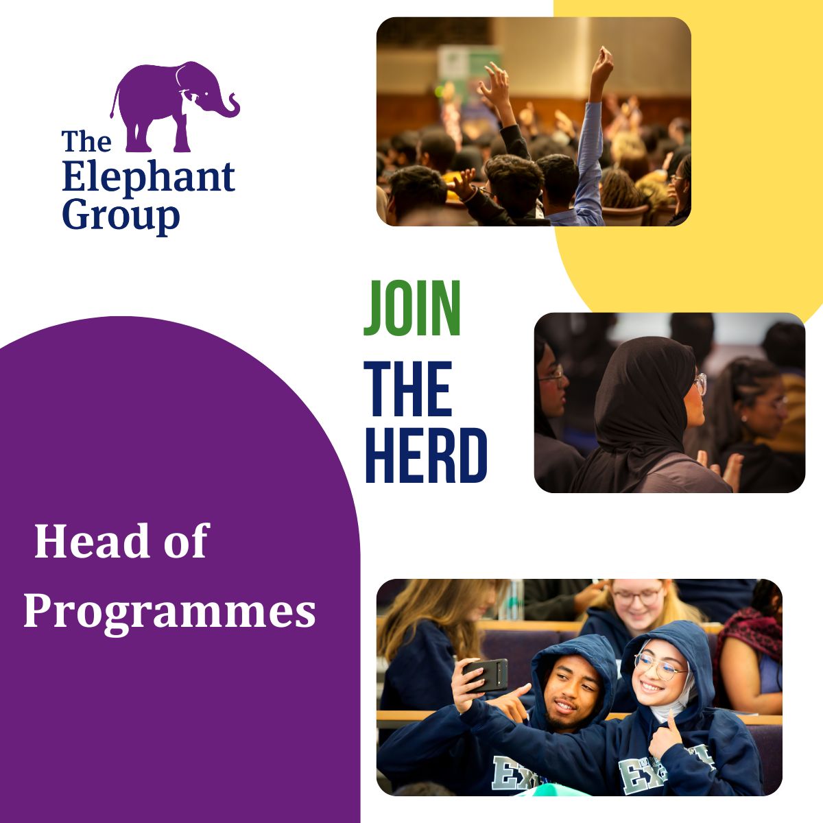 WE'RE HIRING! 

Are you passionate about social justice? 
Are you a driven self-starter with a can-do attitude?
We are looking for a Head of Programmes to help us take our programme delivery to the next level. 

lnkd.in/eesjn4Ry