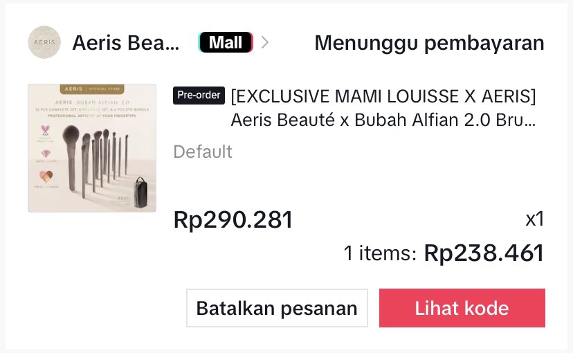 yogina22's tweet photo. @discountfess Aku juga dapat harga segini belum aku bayar https://t.co/DJTmyDQf22