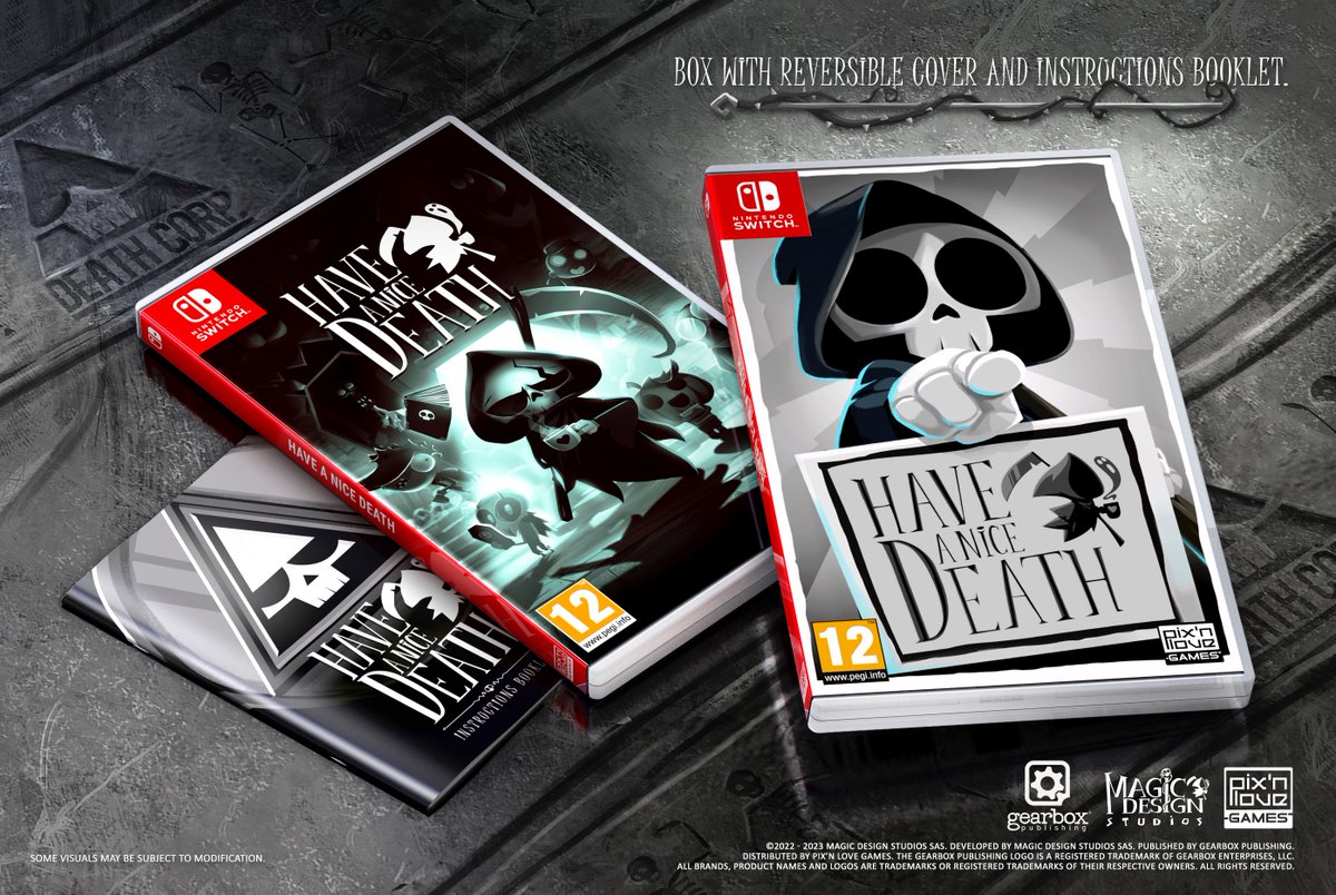🎅 ADVENT CALENDAR 🎅   

Try to win a copy of Have a Nice Death on #NintendoSwitch!   

➡️ RT + Like
➡️ Follow @Pixnlove_games

👉 Draw on Thursday!