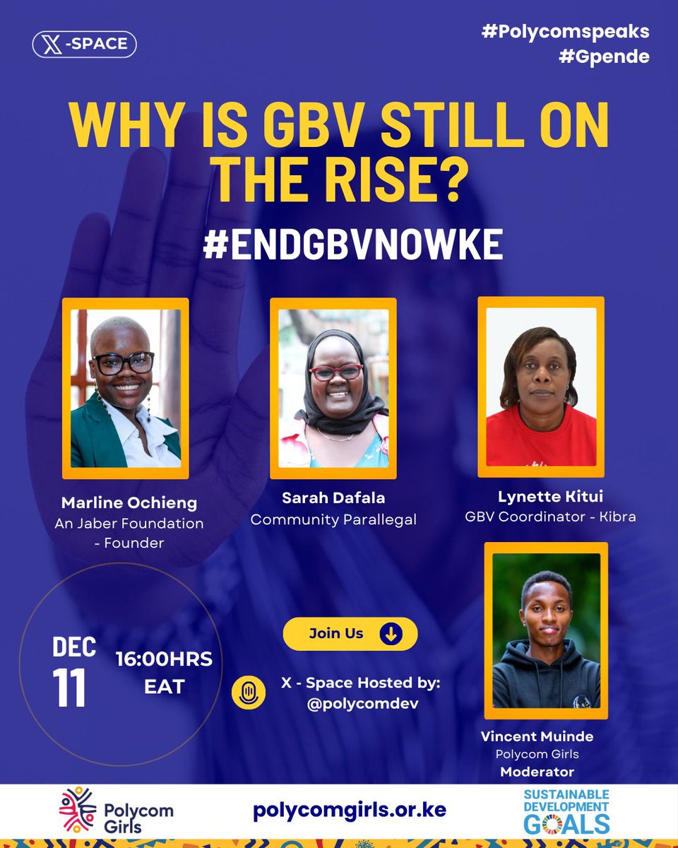 ouma32468's tweet photo. Financial instability it's one of the things that promote GBV when we work together with the stake holders and the government to create job opportunity within our society, this will reduce rate of GBV in our society
@polycomdev
@UNFPAKen
@amplifyfund
#EndGBVNowKe
#Polycomspeaks https://t.co/QfyqmnDyat