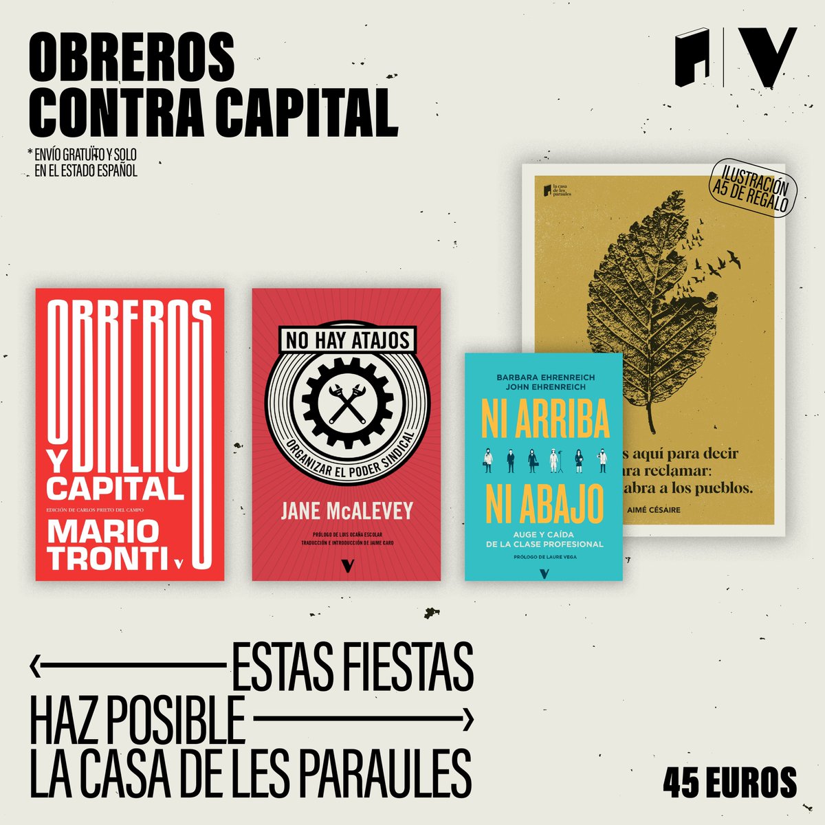 PACK #6 Obreros contra capital

🔶 Obreros y capital, No hay atajos y Ni arriba ni abajo

ca.goteo.org/project/constr…