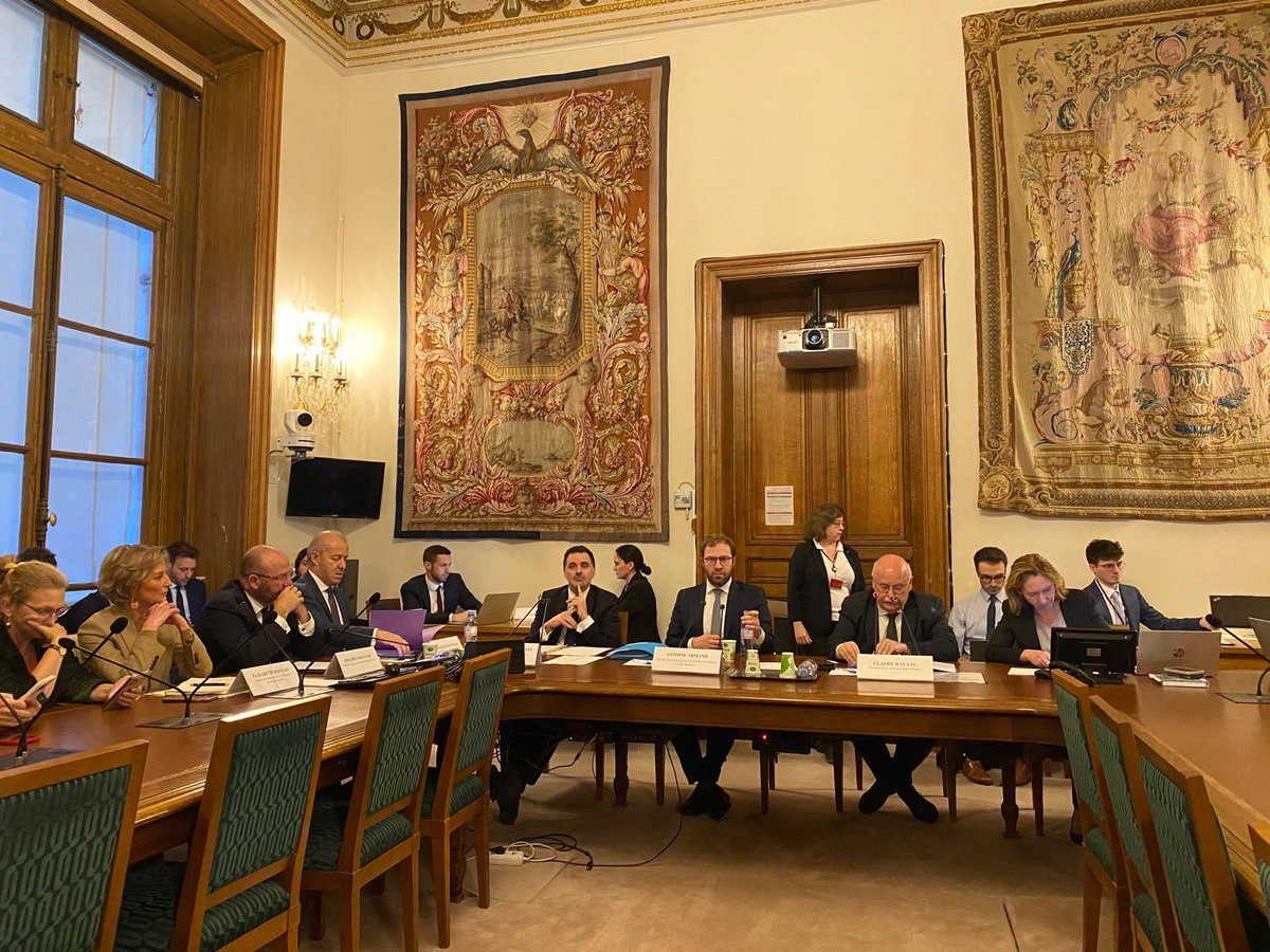 EmmanuelCapus's tweet photo. En #Comfin au @Senat pour l’audition de @antoine_armand, ministre de l’Économie, et de @LaurentSMartin, ministre du Budget.
À l’ordre du jour : projet de loi spéciale relatif aux lois de finances, essentiel pour assurer la continuité des services publics et la stabilité du pays. https://t.co/GnPGlVPfdD