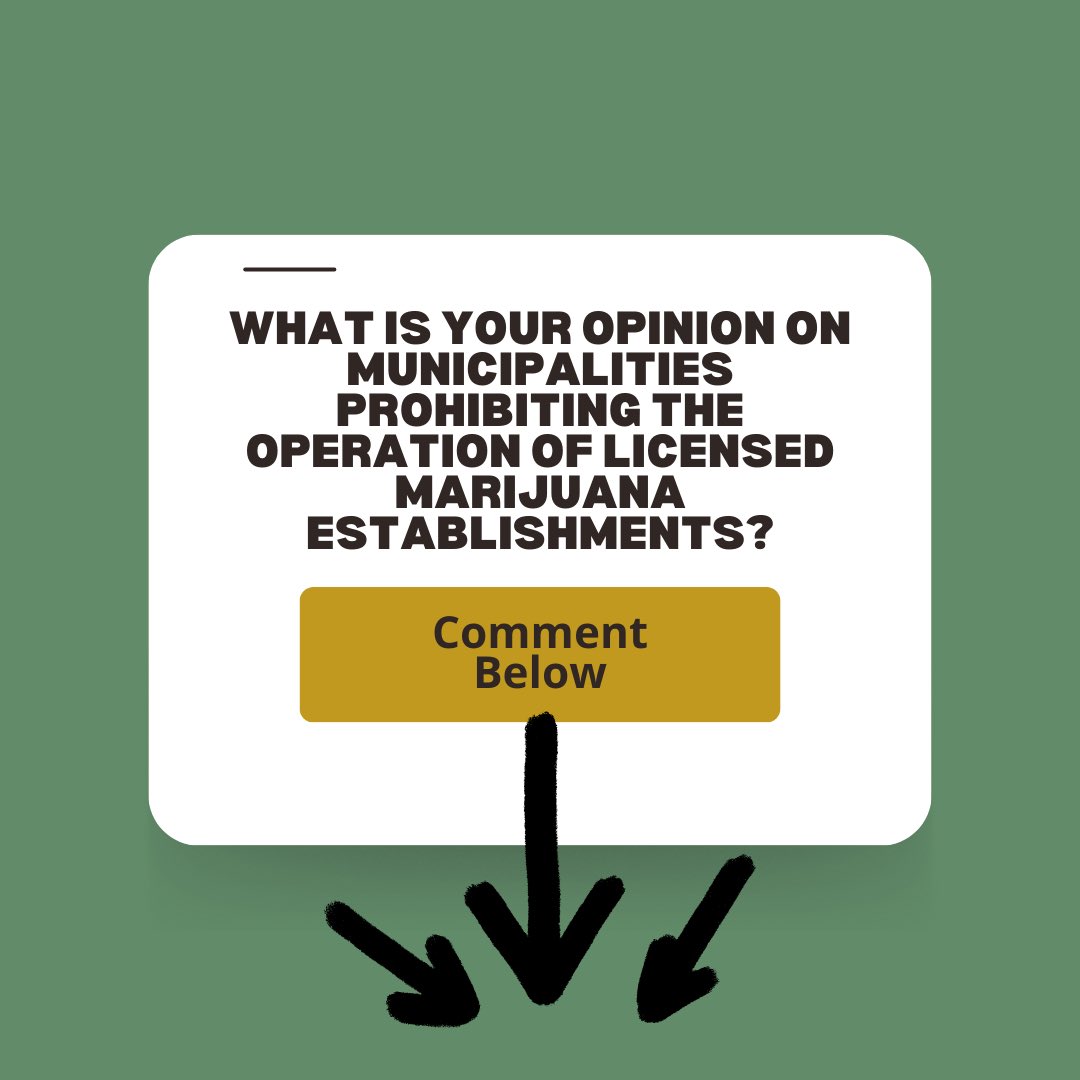 DEOMC1ST's tweet image. 🌿 What’s your take? Should municipalities 🚫 block licensed marijuana businesses from setting up shop? 🏢✨ Share your thoughts below! ⬇️📣

#DOMC #Licensing #Marijuana #Cannabis #MarijuanaEstablishments #Municipalities #Retail