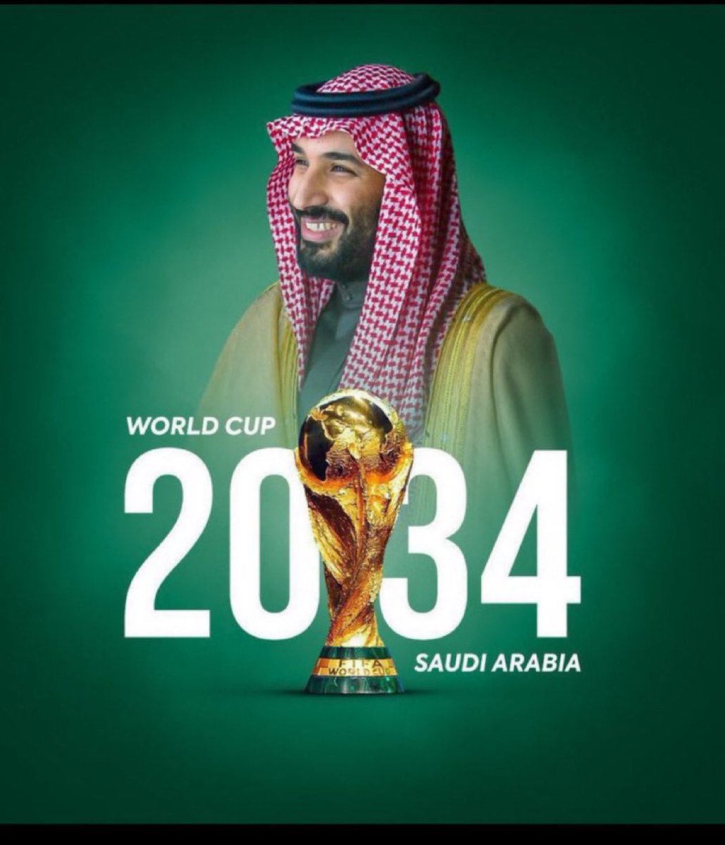 اللهم لك الحمد على نعمة هذا الوطن 
الي نعتز ونفتخر ونتباهى في اننا سعوديين 🇸🇦
بهمة وقيادة ملهمنا و مليكنا 
الملك سلمان بن عبدالعزيز 
وصاحب السمو الملكي ولي العهد 
 الامير محمد بن سلمان 
صار الصعب سهل 
رسميا العالم كله فالسعودية شعور فخر لايوصف 
فخر ياوطني 🇸🇦🤍

 #كاس_العالم_2034