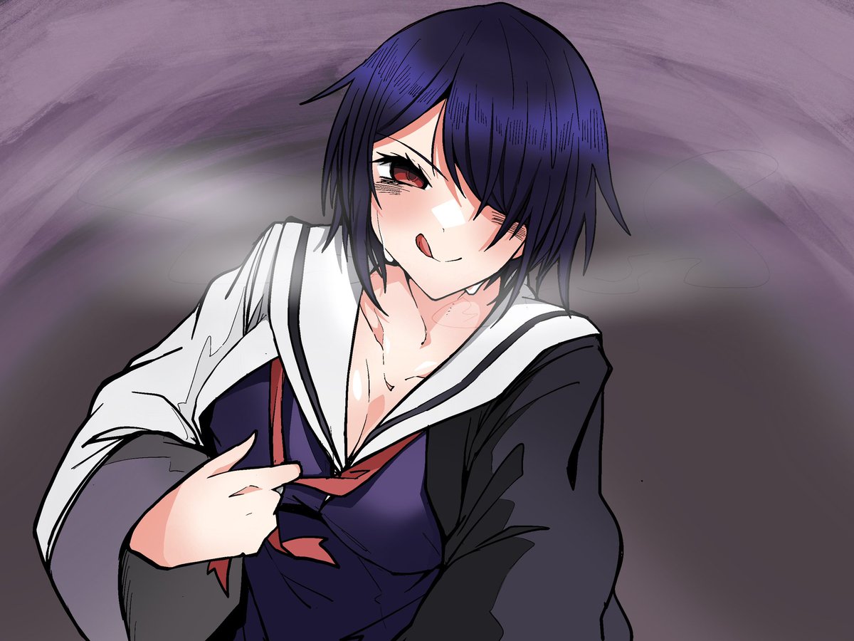 ノリで描いたやつ
谷間見せるためにインナー脱がすという荒技。 