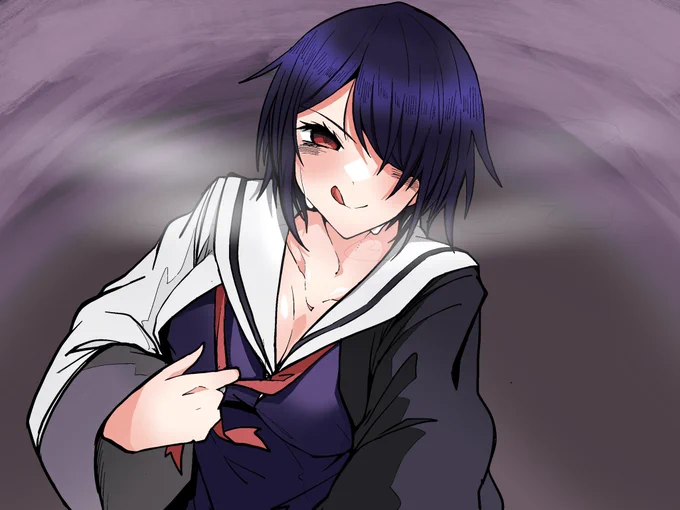 ノリで描いたやつ 谷間見せるためにインナー脱がすという荒技。