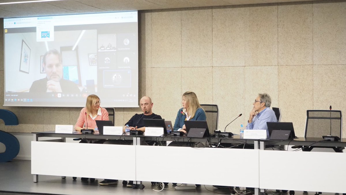e-DIPLOMA Project (@e_diploma_eu) on Twitter photo <a href="/INIT_UJI/">INIT</a> <a href="/brainstorm3d/">Brainstorm</a> <a href="/DeComplemento/">Rubén; es decir, yo</a> <a href="/KleoStyl/">Kleovoulos Stylianou</a> <a href="/uol_ac_cy/">University of Limassol</a> We move on to the much-anticipated round table of the conference, featuring:
Francisco Ibáñez (<a href="/brainstorm3d/">Brainstorm</a>) Tanya Trayanova (Innogrowth), Riccardo Fano (<a href="/Arisformazione/">ArisFormazione</a>), and Elmar Eisemann (<a href="/tudelft/">TU Delft</a>), with excellent moderation by Elena Shliakhovchuk (<a href="/UPV/">Universitat Politècnica de València</a>).
#edtech #AI #XR <a href="/INIT_UJI/">INIT</a> <a href="/brainstorm3d/">Brainstorm</a> <a href="/DeComplemento/">Rubén; es decir, yo</a> <a href="/KleoStyl/">Kleovoulos Stylianou</a> <a href="/uol_ac_cy/">University of Limassol</a> We move on to the much-anticipated round table of the conference, featuring:
Francisco Ibáñez (<a href="/brainstorm3d/">Brainstorm</a>) Tanya Trayanova (Innogrowth), Riccardo Fano (<a href="/Arisformazione/">ArisFormazione</a>), and Elmar Eisemann (<a href="/tudelft/">TU Delft</a>), with excellent moderation by Elena Shliakhovchuk (<a href="/UPV/">Universitat Politècnica de València</a>).
#edtech #AI #XR
