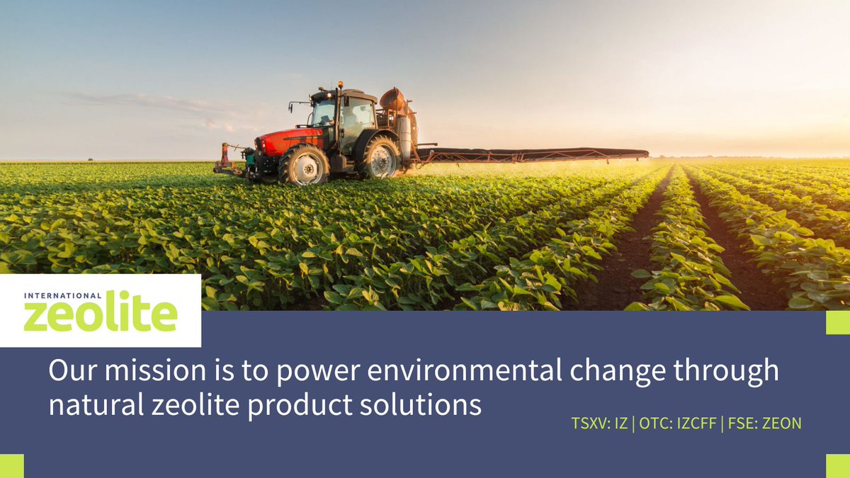 International Zeolite (TSXV: IZ) (OTCQB: IZCFF) tweet media
