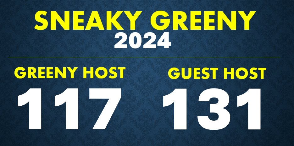 No.

<a href="/YourboyQ254/">Your Boy Q</a> and <a href="/PaulHembo/">Paul Hembekides (Hembo)</a> in again today.

Greeny now 0-8 in December. And is 7-52 since October 1.   

#Greeny