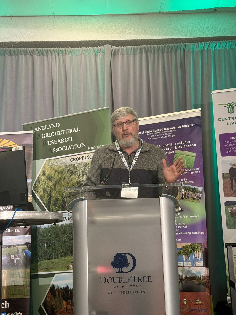 Kicking off Day 2 of the Westwrn Canada Conference on Soil Health &amp; Grazing is James White speaking on How Forage Plants Obtain Nutrients Through Consumption Of Soil Microbes. 
#WCCSHG24 #ABSoilGrazing24