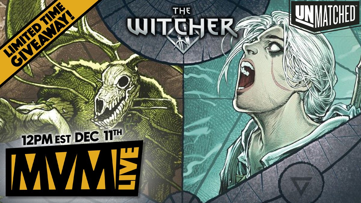 Are you a fan of The Witcher? Enjoy Unmatched? Do you like having fun? We've got a live stream that covers ALL those things, so everyone's invited. We're playing The Witcher: Steel and Silver, the latest Unmatched set today at 12pm EST, right here:
youtube.com/live/ZSvjjrDAM…