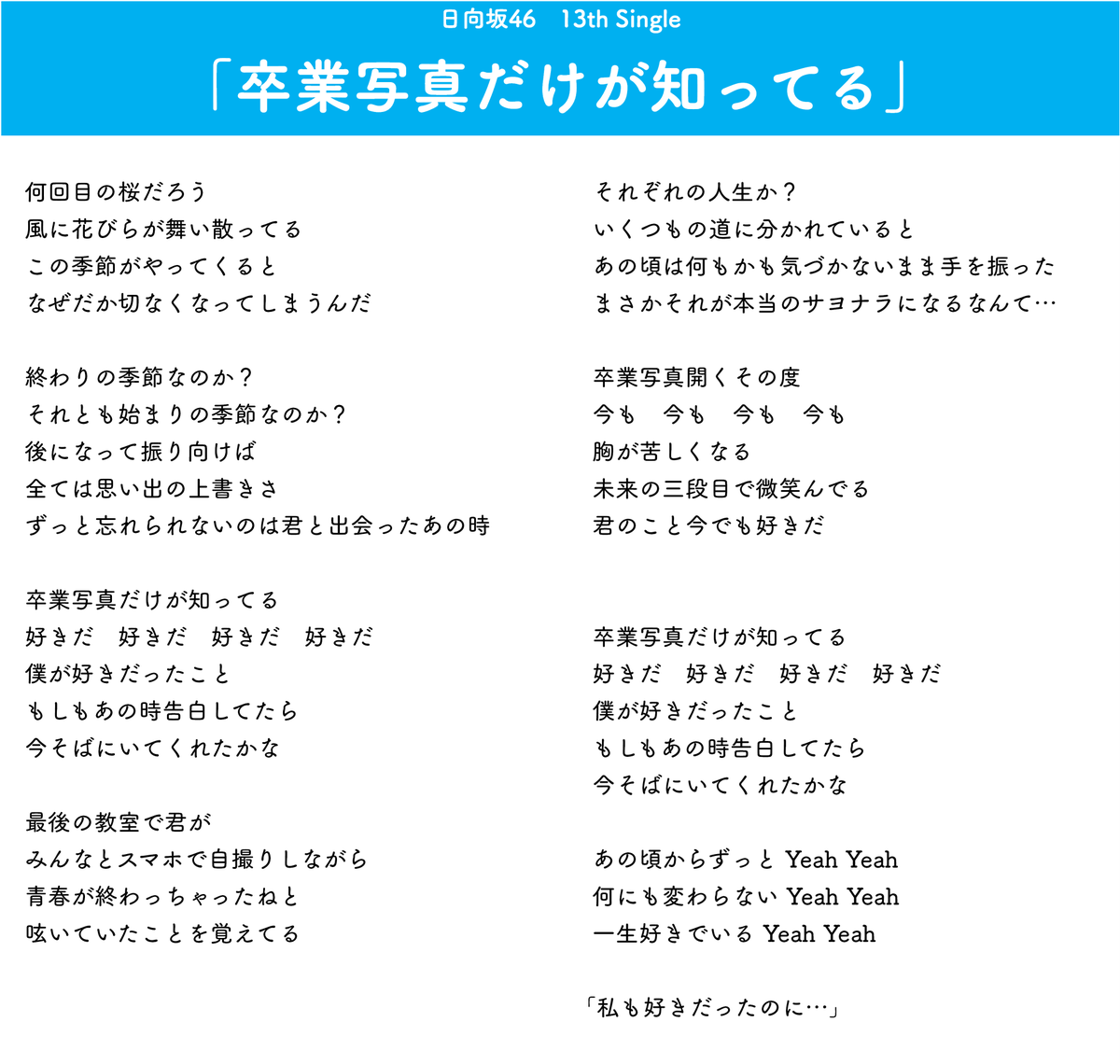 ひなたにユメを散らかして【ウイスキー歌詞つき】 歌詞もお楽しみ下さい