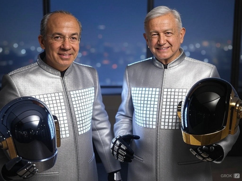 TripaTaquito's tweet photo. "La IA es el avance tecnológico más poderoso desde la Revolución Industrial".

La IA de Twitter:
— Mira, Daft Punk sin cascos. https://t.co/7AI0im6BVh