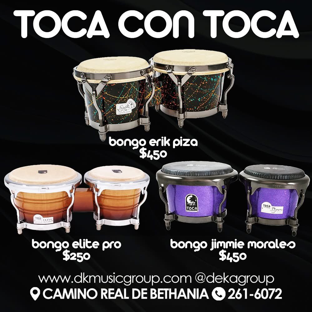 tocaperc's tweet photo. Familia en Panama 🇵🇦 adquiere tus bongos Toca Erik Piza Y Jimmie Morales Signature con nuestro distribuidor @dekagroup
Unete en el ritmo con @raultotorivera Artista Toca.
#tocapercussion #dekagroup #panama #somosfamilia #erikpizasignaturebongo #jimmiemoralessignaturebongo #🇵🇦 https://t.co/8czJOTvUvr
