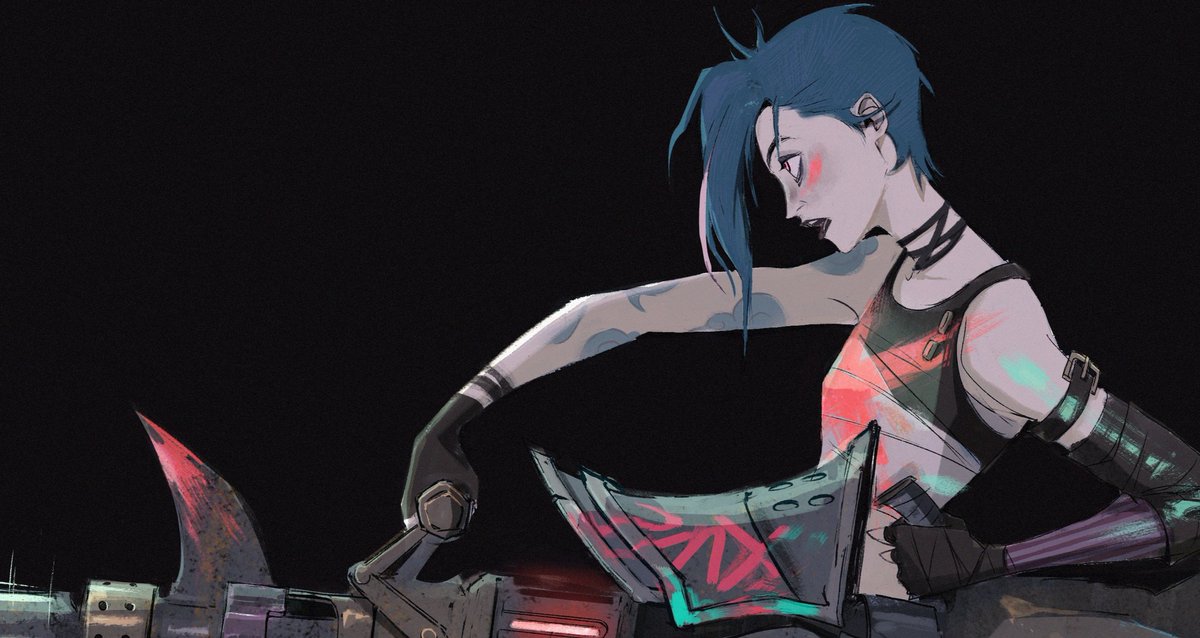 Jinx~
It turned out to be a bit of a complicated weapon design XD