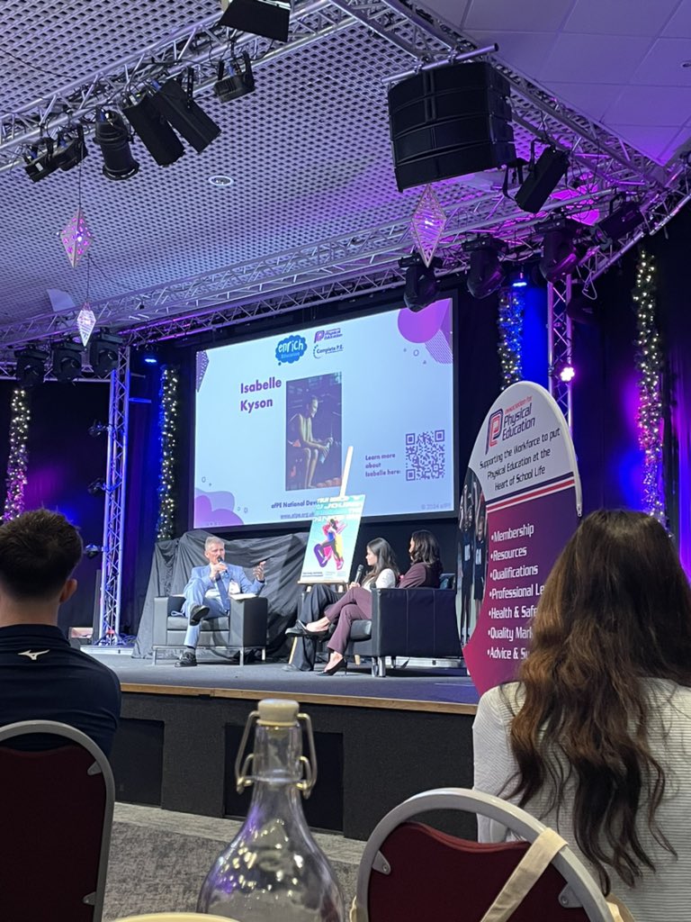 Inspiring and informative key note conversation from Isabelle Kyson on the barriers girls and young women face in sport! ⛹️‍♀️🏋️‍♀️

Lots to consider about how we support our young people 💭

#WeAreProud