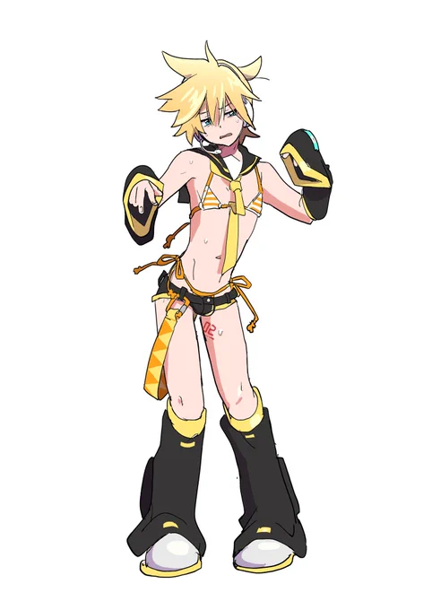 #今年一番伸びた絵を貼る レンくゅ
