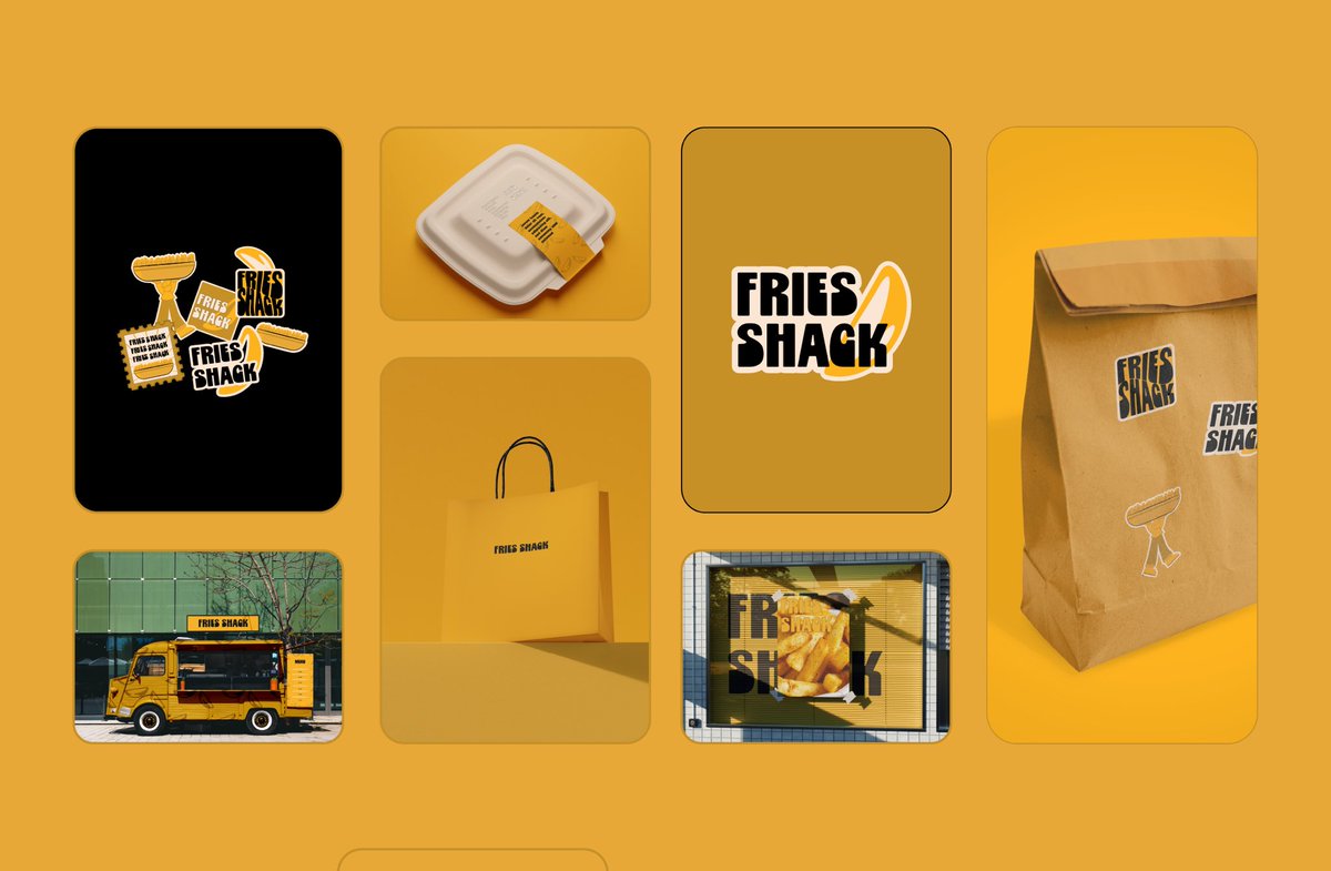 FRIES SHACK

-

هوية بصرية عصرية وبسيطة لكشك يقدم البطاطس المقلية ، تم تصميمها بلمسة إبداعية تبرز شخصية العلامة التجارية ، الهويه متاحه للإقتنـاء✨
