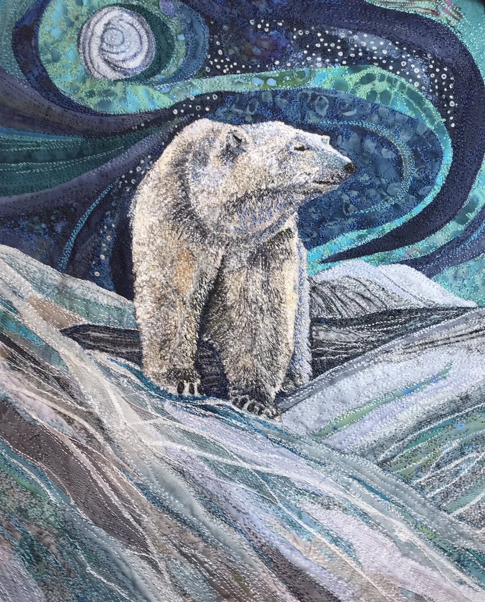 #WOMENSART (@womensart1) on Twitter photo Raxhel Wright, artist who works with textiles, free machine embroidery over cut and pieced fabrics #WomensArt Raxhel Wright, artist who works with textiles, free machine embroidery over cut and pieced fabrics #WomensArt