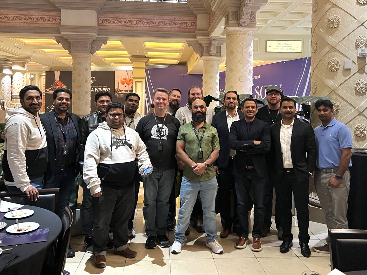 BrillioGlobal's tweet image. And that’s a wrap for Brillio #AIvolution at #AWSReInvent 2024! We had a lovely time exchanging ideas with our partners and industry peers around Brillio’s GenAI-powered AWS solutions for cloud migration, modernization, and more.
Here is a glimpse of our networking dinner at AWS…