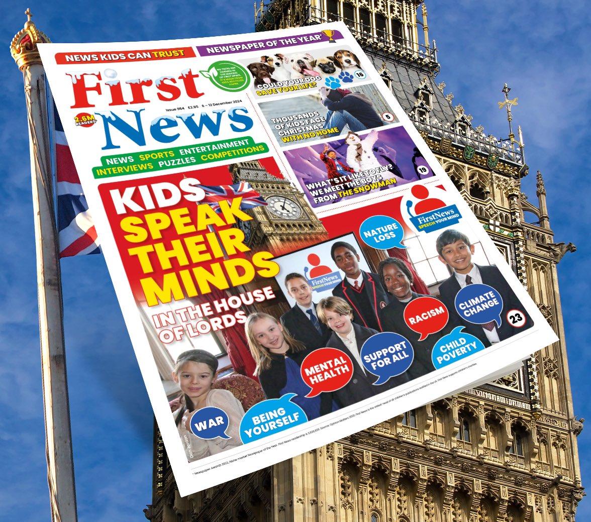 Nicky Cox MBE 🌍 (@firstnewseditor) on Twitter photo It was an honour to be at <a href="/UKHouseofLords/">House of Lords</a> last week to listen to speeches from children. They were finalists in our <a href="/First_News/">First News 🗞️❤️💙</a> “Speech Your Mind” competition, hosted by my friend <a href="/LordMcConnell/">Jack McConnell</a>. It’s important to listen to the voices of children because their ideas matter. They It was an honour to be at <a href="/UKHouseofLords/">House of Lords</a> last week to listen to speeches from children. They were finalists in our <a href="/First_News/">First News 🗞️❤️💙</a> “Speech Your Mind” competition, hosted by my friend <a href="/LordMcConnell/">Jack McConnell</a>. It’s important to listen to the voices of children because their ideas matter. They