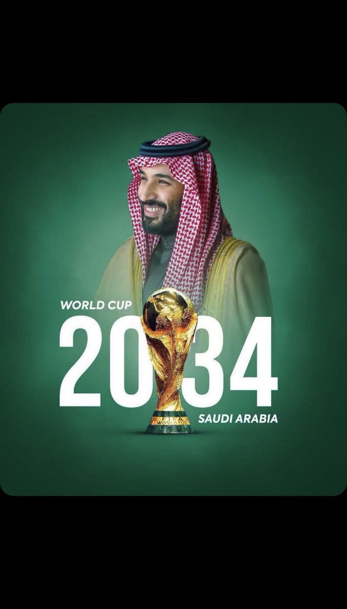 #كاس_العالم_2034

المستحيل ليس سعوديًا🇸🇦🤍