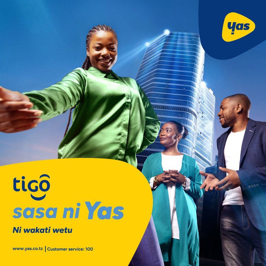 Ni wakati wetu wa kung’aa na Yas! 🌟
Furahia huduma bora na za kisasa zaidi kutoka Tigo Yas. Pamoja, tunaijenga kesho iliyo bora zaidi! 💙

#MixxByYas  #Yas #NiWakatiWetu