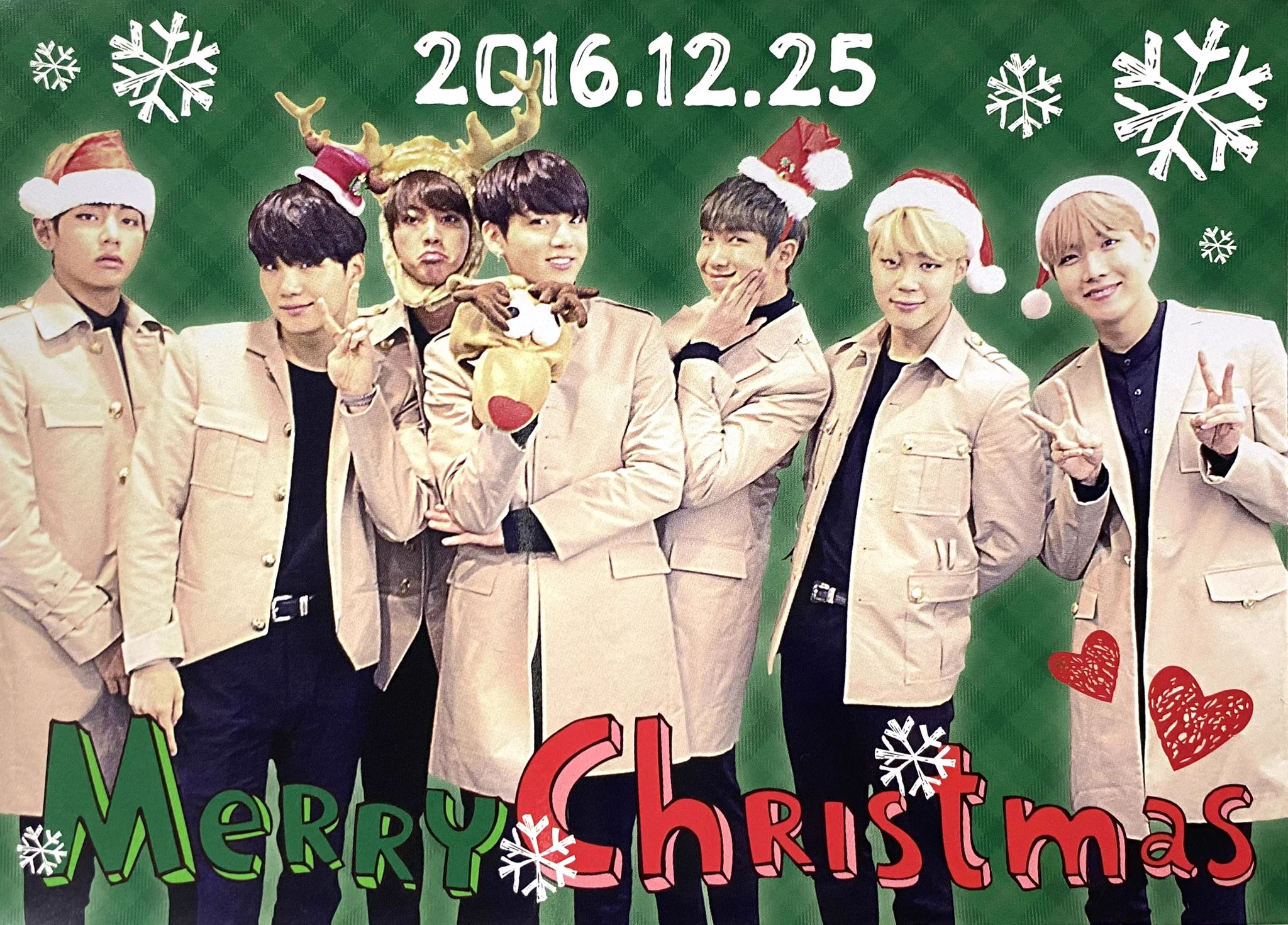 BTS FC 会報　継続特典　vol3-9、2015-2019 クリスマスカード j )⁷ on X: 