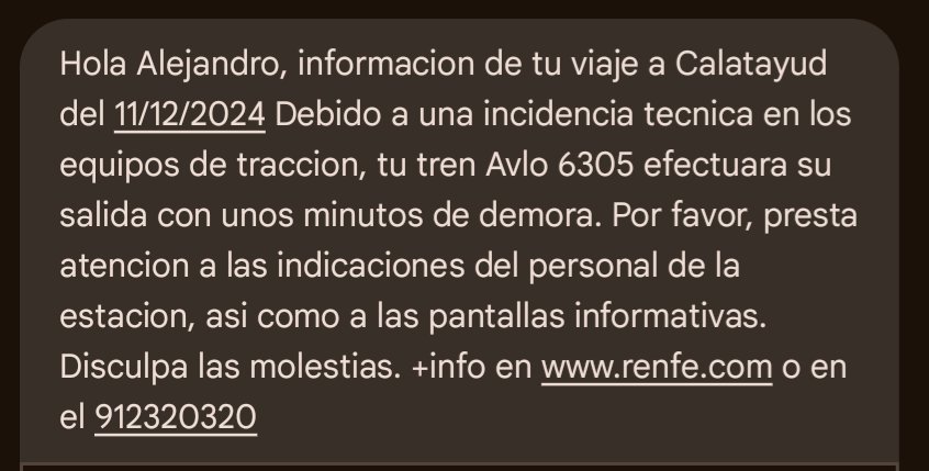 Alejandro_rillo's tweet photo. @renfe
@Indignats_Renfe @Inforenfe @RenfeMeMata 
Otro día más que Renfe Avlo vuelve a fallar... El otro día tienen la cara de cobrarme la maleta y hoy sale una hora tarde... 
Aquí un Renfe plata que va a buscar otras opciones. Acabarán cerrando la empresa... Bueno privatizandola https://t.co/6UYgNTvsYL