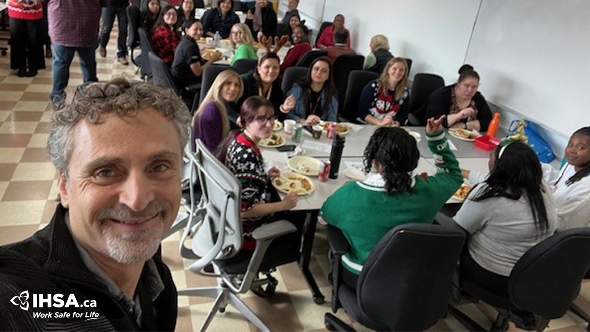 IHSAnews's tweet photo. Yesterday, the IHSA team kicked off the holiday season with a festive potluck at our #Etobicoke office!

Our staff embraced the spirit of the season by wearing fun holiday sweaters and sharing delicious food from around the world. ✨ https://t.co/OXIn8gL0ml