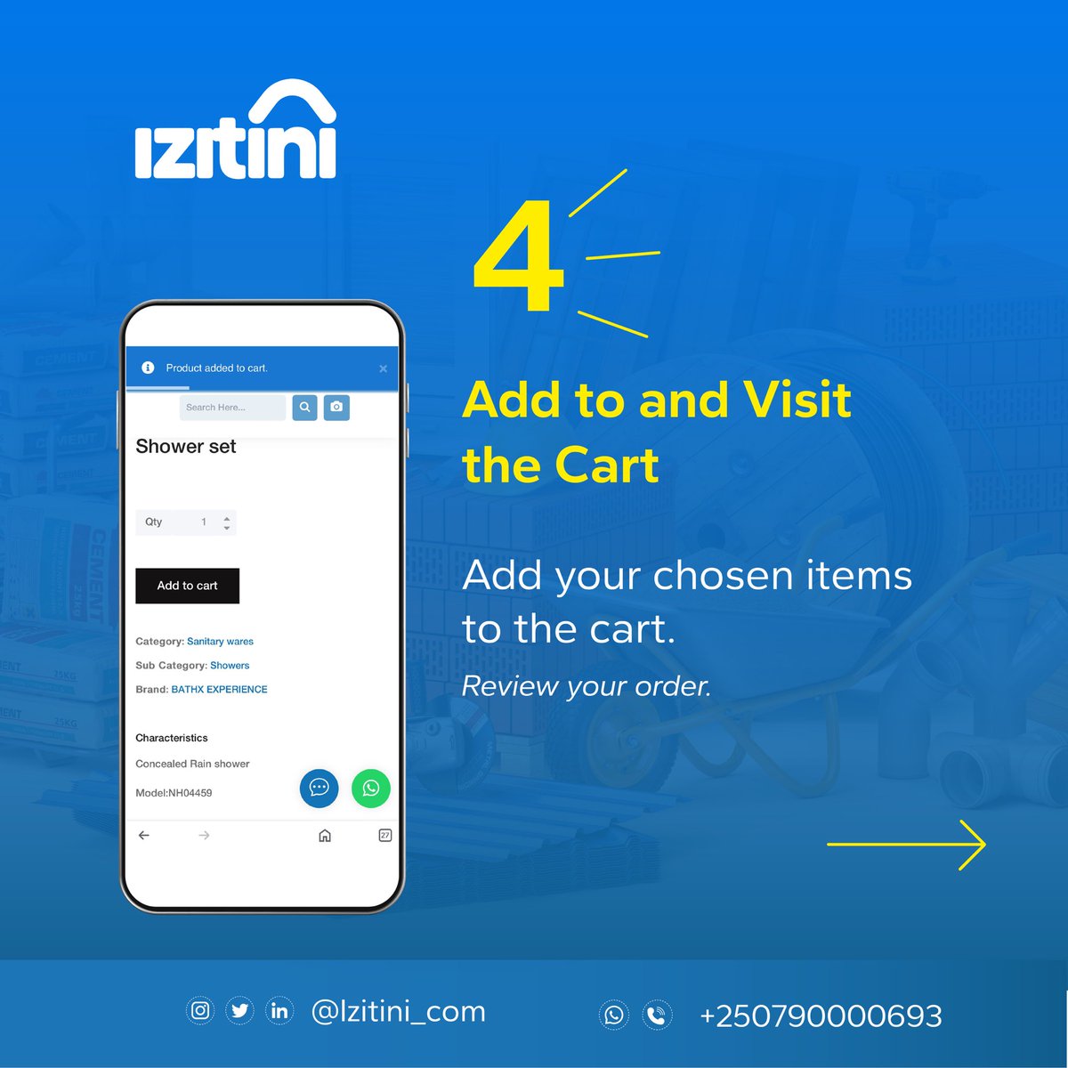 Izitini_com's tweet photo. Visit: https://t.co/8jVAcnX5PN and order any construction material that you need.

#SmartConstruction #BuildingMadeEasy https://t.co/fQuotO23EF