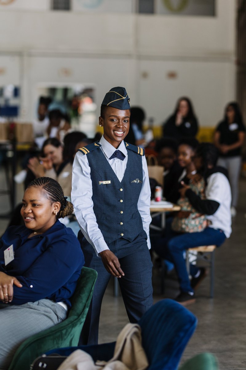 salso2021's tweet photo. We’re still buzzing from the incredible Fireblade Aviation Girls in Aviation Day on August 17th! It was amazing to see the spark in the eyes of our learners from J.E Malepe Secondary School as they were inspired by inspiring speakers and the limitless possibilities of aviation. https://t.co/IMQ1CITJJH