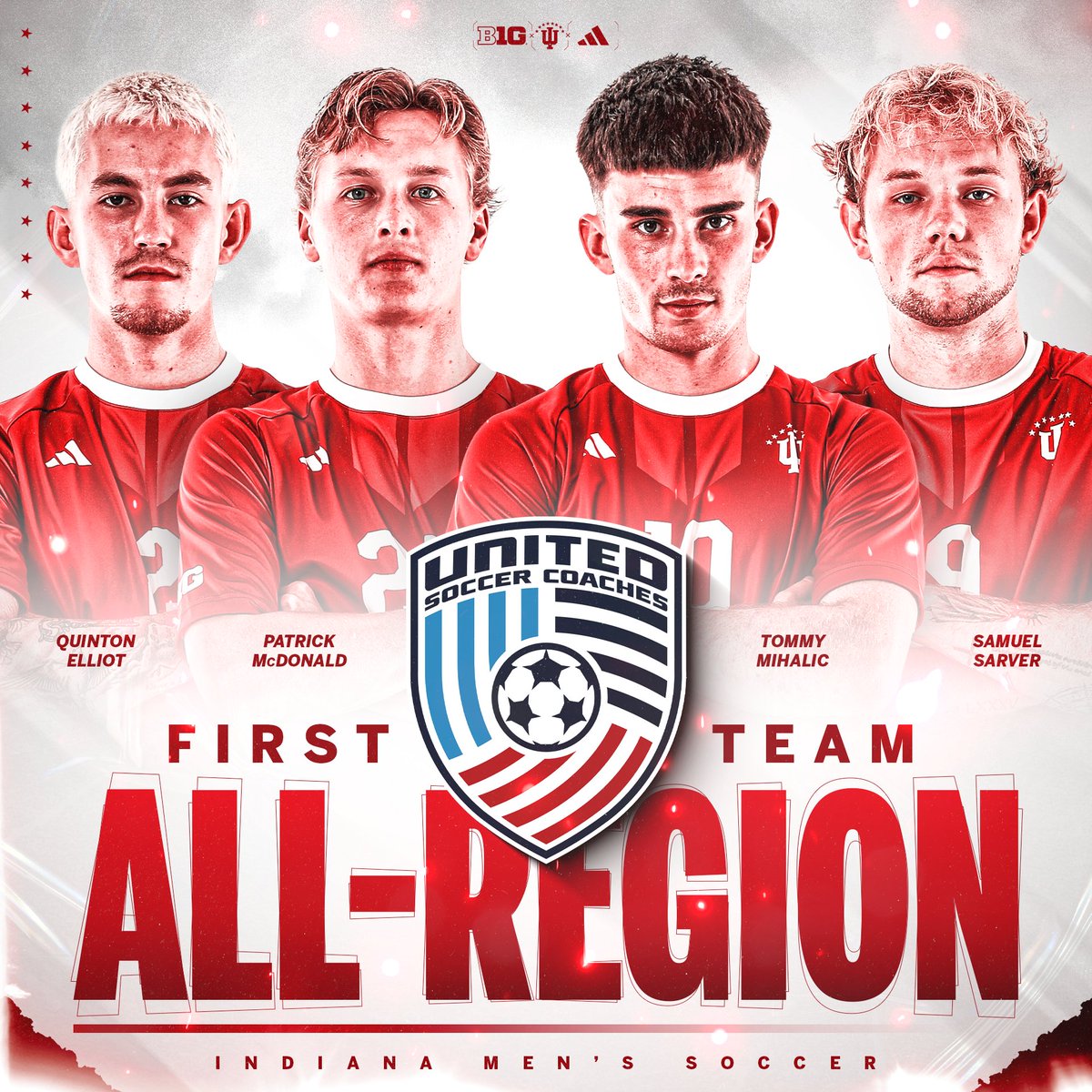 First-team quartet.