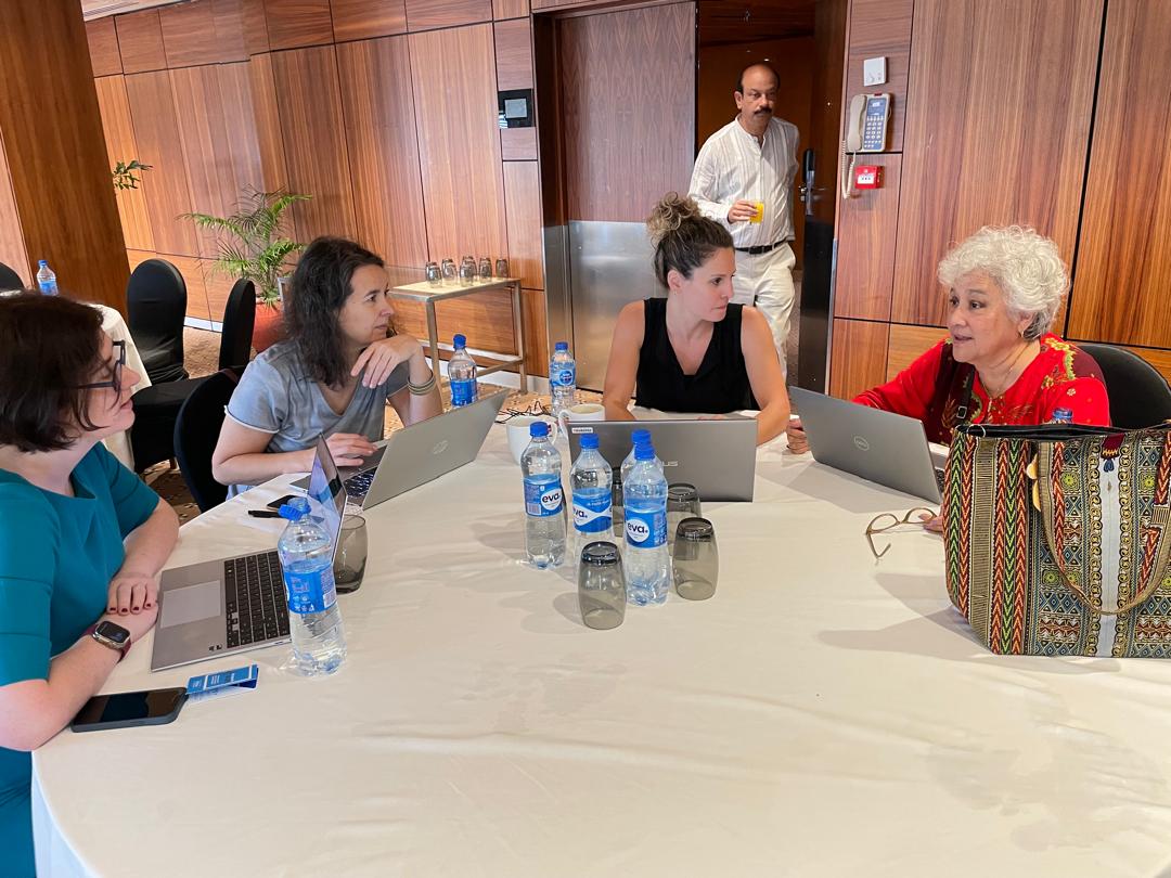 Deliana Garcia is in Nigeria for the 38th Board Meeting of <a href="/StopTB/">Stop TB Partnership</a> ! Here, she works with various delegates of the Developing Country NGOs, Developed Country NGOs, and Key and Affective Populations, and Communities delegations.