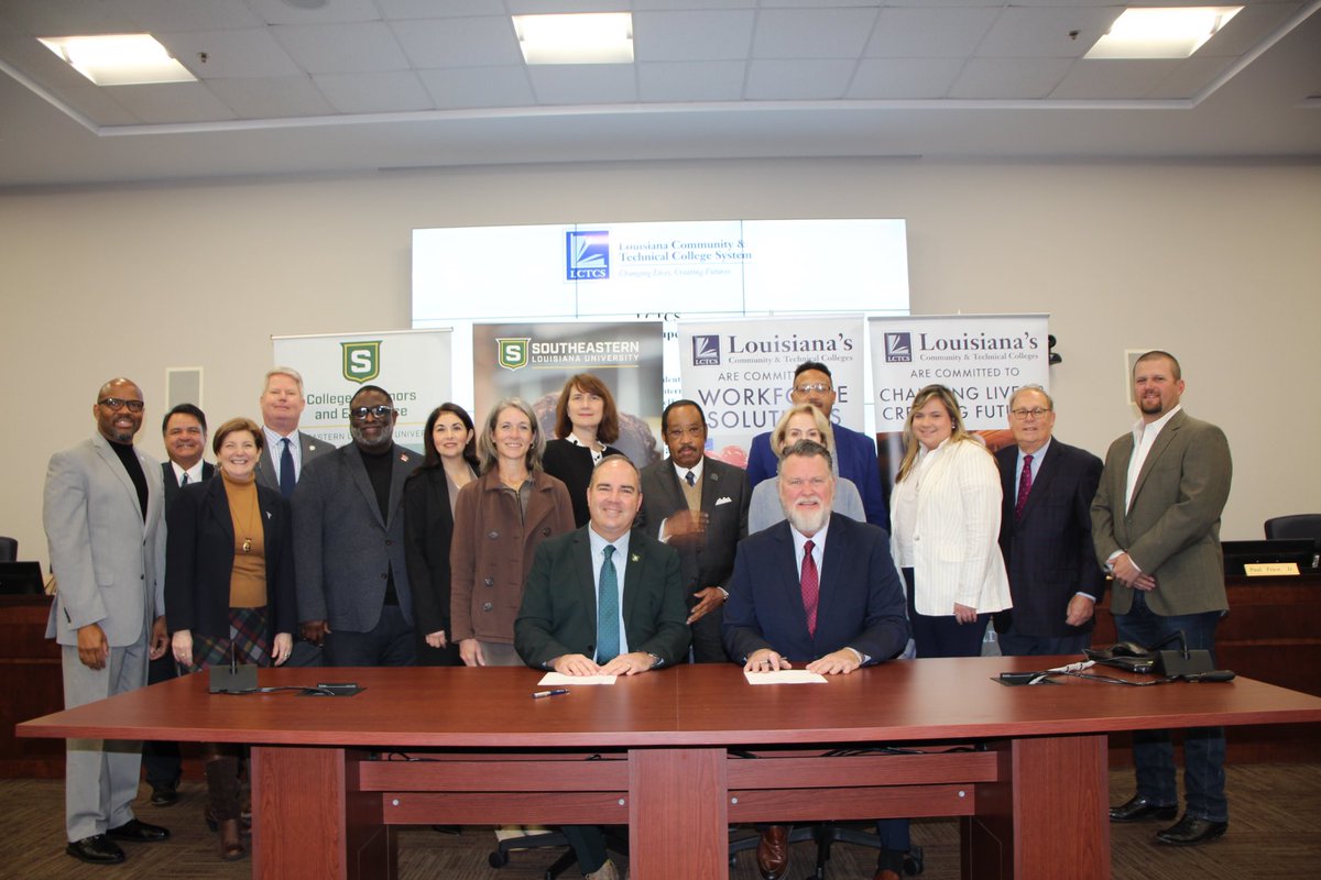 Excited to share that we’ve partnered with and <a href="/oursoutheastern/">Southeastern LA Univ</a> to expand the Honors Pathway, making it easier than ever for honors students at Louisiana’s community and technical colleges to transfer seamlessly to Southeastern. This alignment opens doors for high-achieving