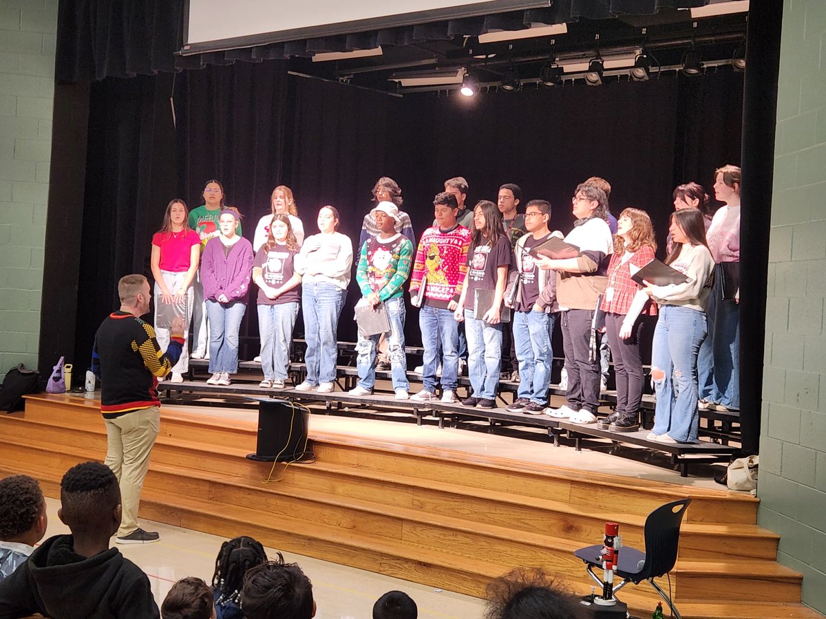 DragonsDean's tweet photo. Thank you to Mr. Brently Bartlett, Waco High Choir Director, and his AMAZING choir who performed for our 3rd grade Dragons yesterday!
#LeadForResults #wacoISD https://t.co/LQnoQQOTkB