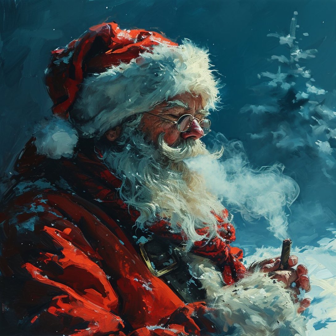 davidchiarelli's tweet photo. #Dankmas #Kushmas #CannabisActivism #Mmemberville #CannabisCommunity #AiArtCommunity #StonerFam #StonerArt #StonerTunes #WeedMob #THC #CBD #CBN #Toronto 🎄🎅🎄 Ho! Ho! Ho! #Happy420 #Christmas! 🚀 Follow 🪴 “Oh Cannabis Newz y Viewz!” 🪴 Online ❤️🔥 @davidchiarelli 💨💨💨💨💨 https://t.co/wCb5mseDBZ