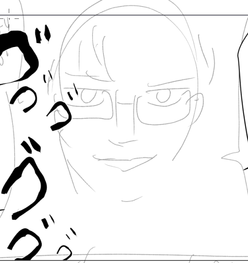 おじちゃんはね、おじちゃんを描いているよ 