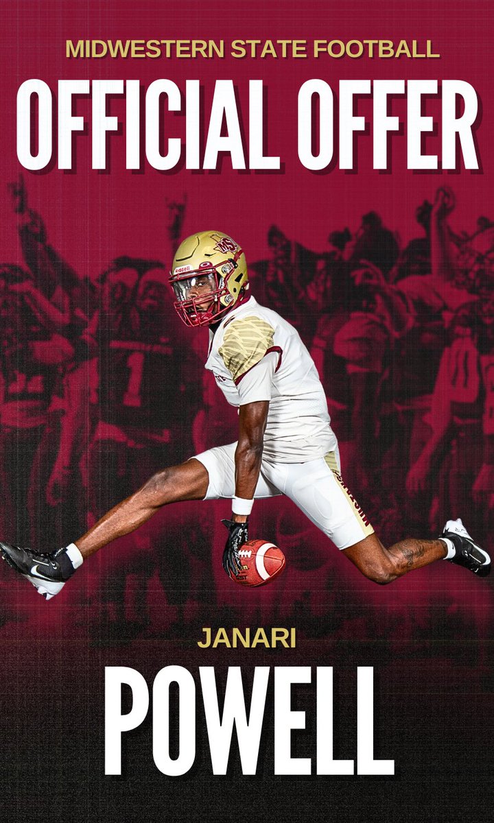 Janaripowell7_'s tweet photo. Midwestern state offered! @CoachCJ_Johnson @Coach_BFarrar @CoachWood_HCC https://t.co/sETkzD0Anr