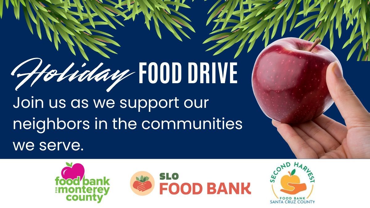 WCCommunityBank's tweet photo. Santa Cruz County Bank and 1st Capital Bank are proud to support food banks in the communities we serve. Food banks provide fresh produce and meals to thousands of households each month, helping to fight food insecurity and hunger in the counties where we live and work. https://t.co/F8QY1oX1p5