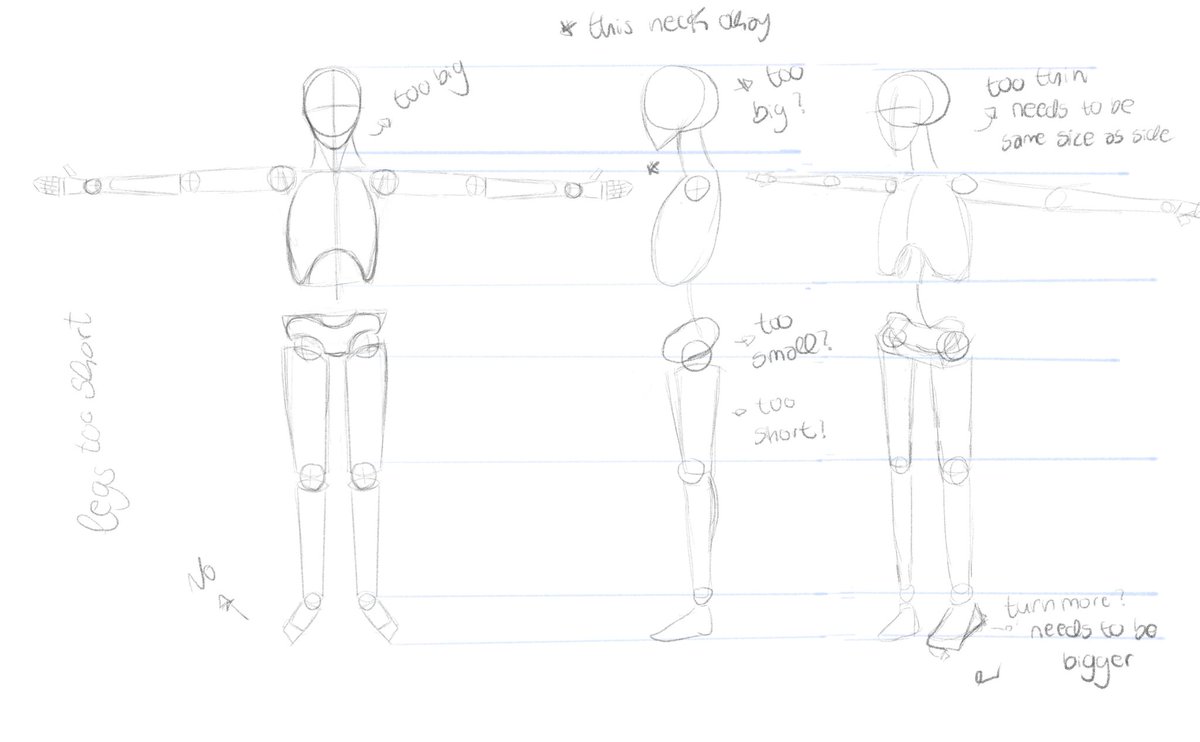 shiroexeart's tweet photo. Model Sheet Structure Study https://t.co/FNPnRpLTCm