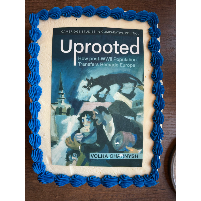MIT Center for International Studies (@mit_cis) on Twitter photo Members of the Center’s <a href="/lab_diversity/">MIT Global Diversity Lab</a> celebrated the release of Professor <a href="/vcharnysh/">Volha Charnysh</a>'s new book "Uprooted: How post-WWII Population Transfers Remade Europe" with a delicious cake! Congrats to Professor Charnysh on this incredible achievement! <a href="/MITPoliSci/">MITPoliticalScience</a> <a href="/MIT_SHASS/">MIT School of Humanities, Arts and Social Sciences</a> <a href="/evlieb/">Evan Lieberman</a> Members of the Center’s <a href="/lab_diversity/">MIT Global Diversity Lab</a> celebrated the release of Professor <a href="/vcharnysh/">Volha Charnysh</a>'s new book "Uprooted: How post-WWII Population Transfers Remade Europe" with a delicious cake! Congrats to Professor Charnysh on this incredible achievement! <a href="/MITPoliSci/">MITPoliticalScience</a> <a href="/MIT_SHASS/">MIT School of Humanities, Arts and Social Sciences</a> <a href="/evlieb/">Evan Lieberman</a>
