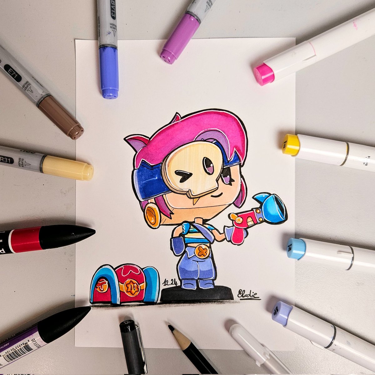 elodrawyt's tweet photo. Pop Penny fanart πΈπ
Giveaway to win the skin. Follow instructions in this video:
https://t.co/gbhVwSVkuX
#BrawlStars #BrawlStarsArt #BrawlStarsDrawing #Brawlstarsgiveaway #PopPennyGiveaway
@BrawlStars @brawlstarsfr https://t.co/Oalm6ZSjmZ