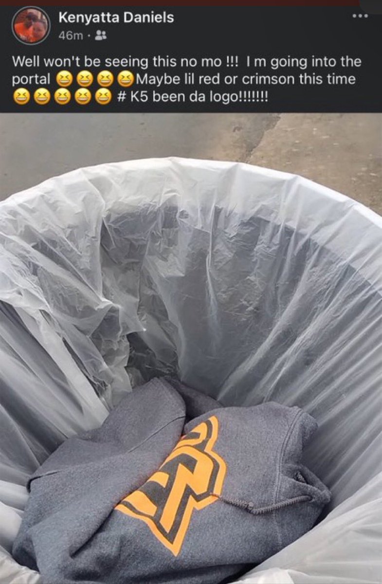 Prefer to keep him? What for how come? This pic is just like his attitude &amp; effort. 🗑️