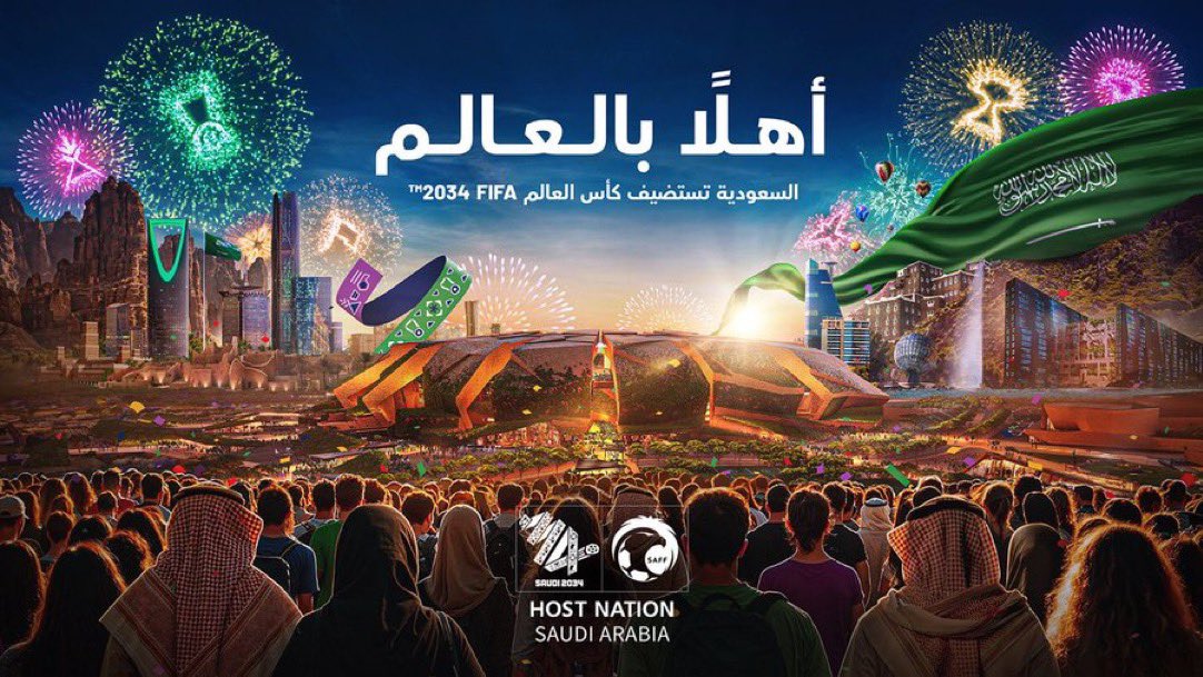 falkurdii's tweet photo. أهلا بالعالم
المستحيل ليس سعودياً 🇸🇦

#أهلاً_بالعالم 
#كأس_العالم2034 https://t.co/6B6I1RkW6E